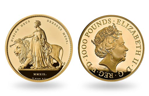 5 килограммовая монета из золота «Уна и Лев»