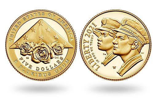 в США вышли золотые монеты, посвященные мемориалу и музею защитников правопорядка