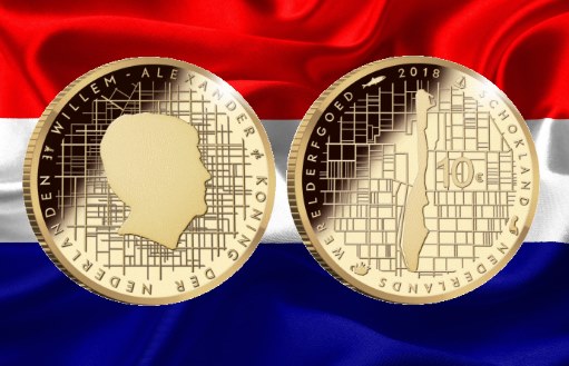 Нидерландская золотая монета Схокланд
