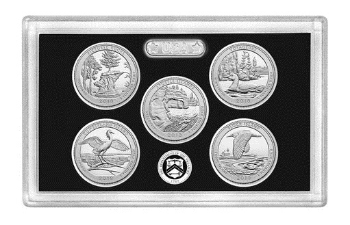 Набор серебряных монет