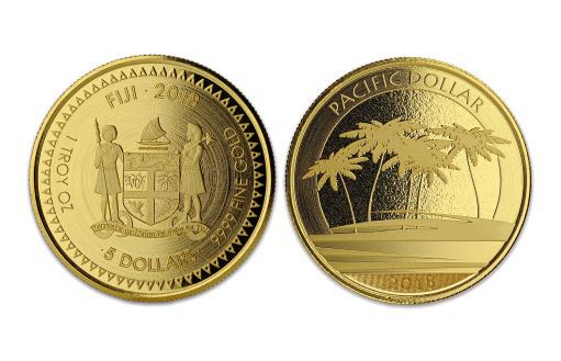 Монеты из золота по эмитенту Фиджи получили название «PACIFIC DOLLAR»