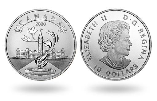 Канада выпустила серебряные монеты в честь национального парламента