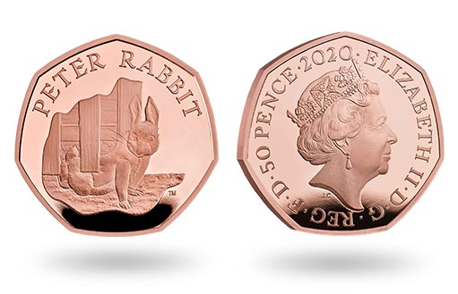 герою сказок Кролику Питеру посвящены золотые монеты Британии
