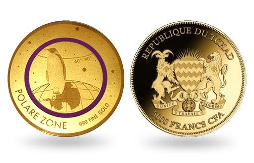 Чад посвятил золотые монеты полярной зоне