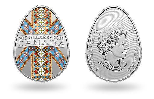 выпущена серебряная монета Канады в подарок к Пасхе