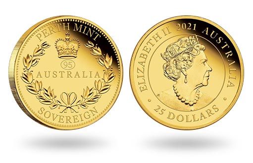 Австралия посвятила золотые монеты 95-летию Королевы