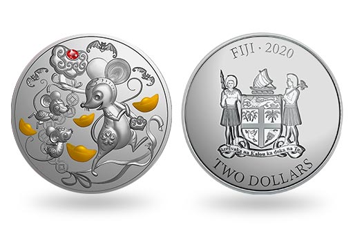 Фиджи посвятил монеты из серебра Году Крысы
