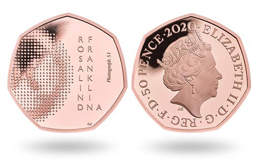 Розалинде Франклин посвящены золотые монеты Британии