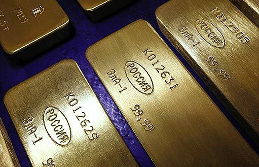банки России наращивают продажи золота