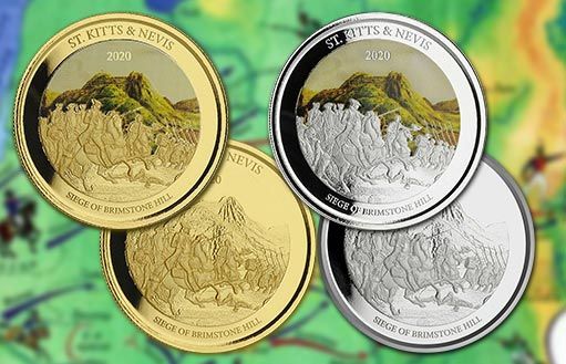 историческому событию посвящены монеты Сент-Китс и Невис