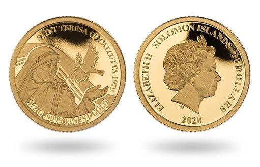 сестре милосердия посвящены золотые монеты островов Соломона