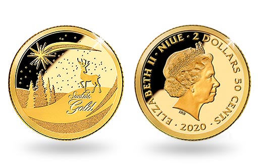 золотая подарочная монета «Santa’s Gold»