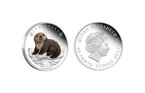 Серебряная монета Морской бобр 2018
