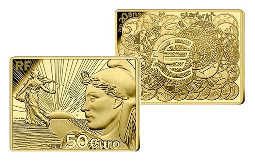 Франция выпустила инвестиционную золотую монету Сеятельница