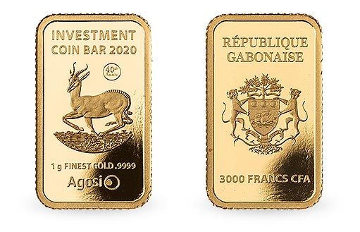 дизайн золотых монет Габона повторяет известные Крюгерранды
