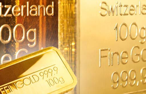 поставки золота из Швейцарии снизились до минимума