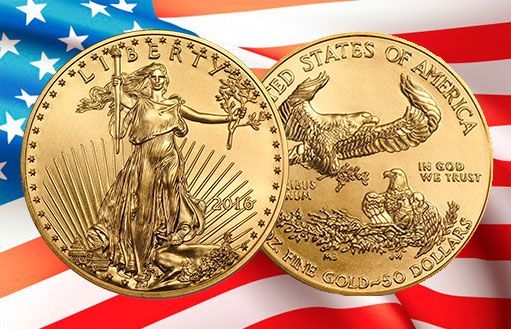 история золотой монеты Американский Орел