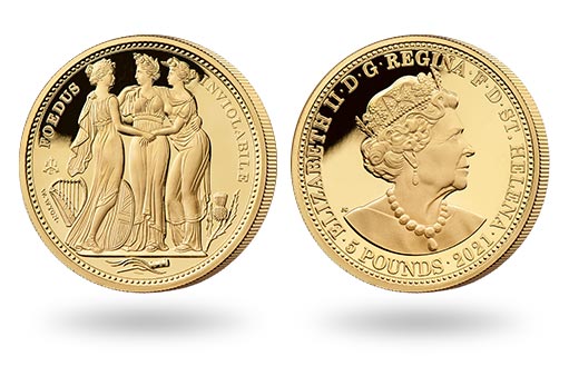острова Святой Елены инициировали чеканку из золота коллекционных монет Три грации