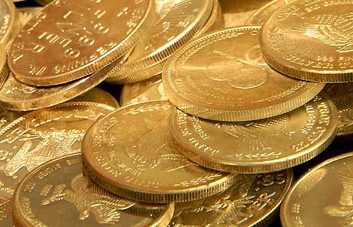 Заработок на золотых монетах