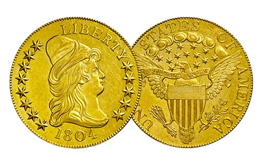Золотой доллар 1804 года номиналом $10