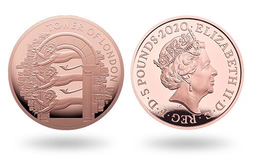 королевскому зоопарку Тауэра посвящены монеты  Британии