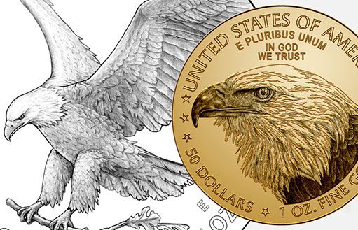 Продажи золотых и серебряных монет на Монетном дворе США