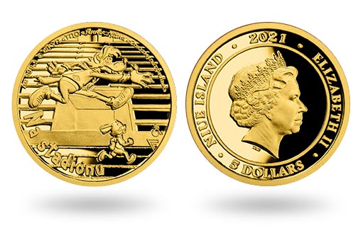 Золотые монеты Ниуэ посвящены героям известного советского и российского мультсериала