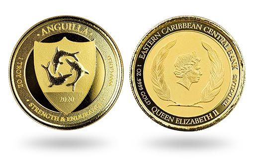 Ангилья выпустила инвестиционную золотую монету Сила и выносливость