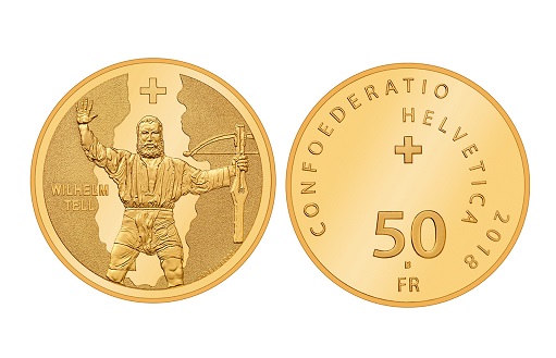Монеты из золота с изображением легендарного лучника