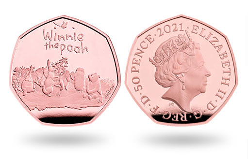 Великобритания посвятила золотые монеты Кристоферу Робину, Пятачку и Винни-Пуху