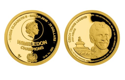 Золотая монеты Самоа Ян Кодеш