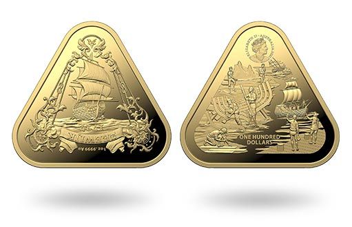 золотые монеты Австралии рассказывают о крушении корабля