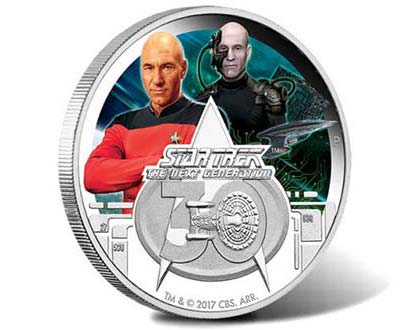 «30-летний юбилей Star Trek: Следующее поколение», серебро