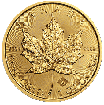 Кленовый Лист: золотая монета $50 Канады / 31.1 гр золото, выпуски с 2016 г. по н.в. - 1