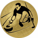 Керлинг. Зимние виды спорта: золото 31.1 гр монеты ММД 2010