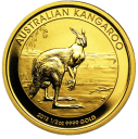 Кенгуру: золотые монеты 15.55 гр выпуска с 2010 года по н.в.