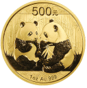 Панда: золотые монеты 31.1 гр выпуска до 2010 года