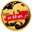 Панда: от 10 золотых монет 30 гр по спеццене