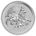 Год Собаки 2018: серебряная монета Лунар III Австралии $30 / серебро 1 кг