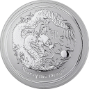 Год Дракона 2012: серебряная монета $8 Австралии Лунар / серебро 5 oz