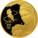 Фауна. Сочи-2014: золотая монета 155.5 гр