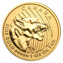 Рычание Пумы: золотая 31.1 гр монета серии «Зов природы»