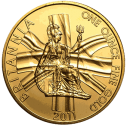 Британия: золотые монеты 31.1 гр до 2013 года