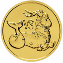 Козерог. Знаки Зодиака: золотая монета 50 рублей ММД 2003