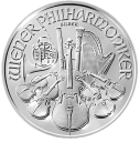 Филармоникер: серебро 31.1 гр монеты до 2013 г.
