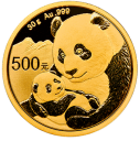 Панда: золотые монеты 30 гр выпуска 2017 г. по н.в. - 1