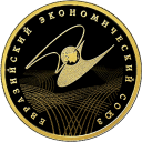 Евразийский Экономический Союз: золотая монета 100 рублей / золото 15.55 грамма, СПМД 2015 год