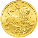 Знаки Зодиака: золотые монеты России, золото 3.11 гр