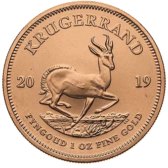 Крюгерранд: золотая монета 31.1 грамма, выпуск с 2010 года по н.в. - 1