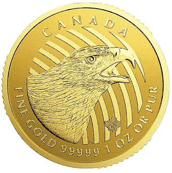 Золотой Орел: золото 31.1 гр монета серии «Зов природы» - 1
